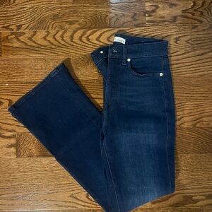 Loft dark wash flare jeans 4 petite